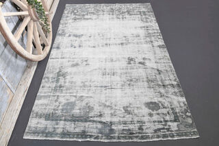 Silver Distressed - Vintage Area Rug - Thumbnail