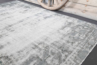 Silver Distressed - Vintage Area Rug - Thumbnail