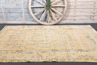 Semi-Antique Neutral Anatolian Area Rug - Thumbnail