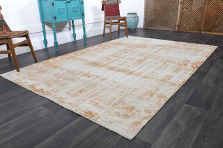 Antique Oushak Area Rug - Thumbnail