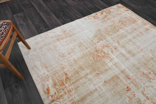 Antique Oushak Area Rug - Thumbnail