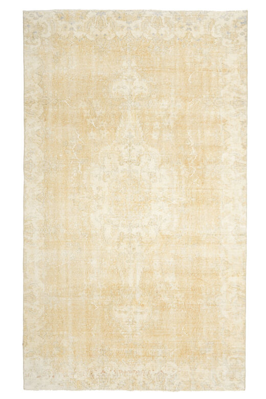 Neutral Vintage Oriental Anatolian Rug
