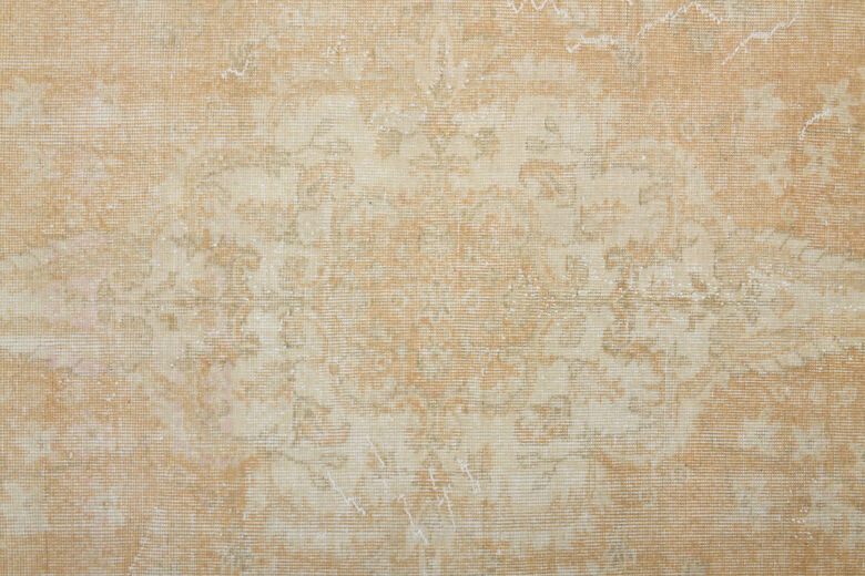 Neutral Vintage Oriental Anatolian Rug