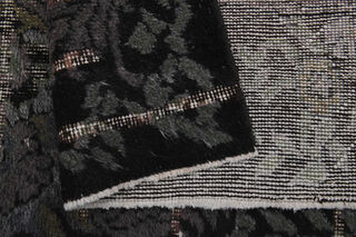 Black Relief - Vintage Area Anatolian Rug - Thumbnail