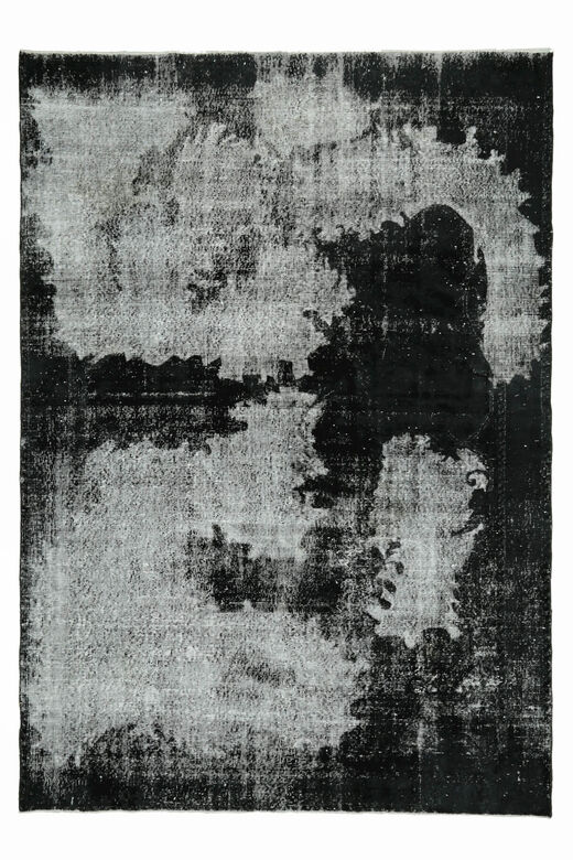 Distressed Black - Vintage Area Anatolian Rug