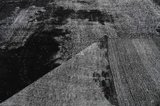 Distressed Black - Vintage Area Anatolian Rug - Thumbnail