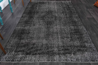 Vintage Black Area Rug - Thumbnail