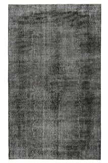 Vintage Anatolian Black Area Rug - Thumbnail
