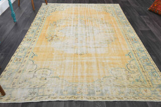 Antique Turkish Area Anatolian Rug - Thumbnail