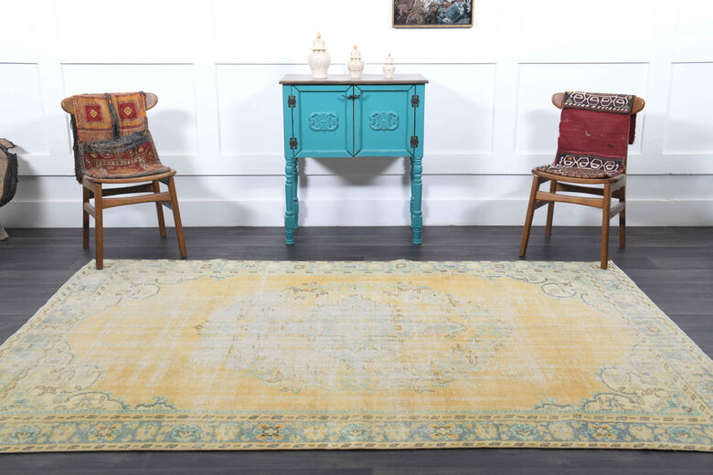 Antique Turkish Area Anatolian Rug