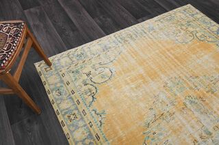 Antique Turkish Area Anatolian Rug - Thumbnail