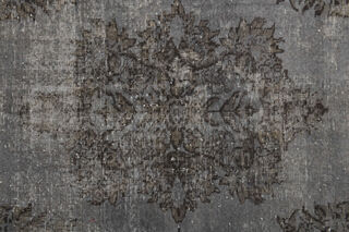 Vintage Gray Oriental Area Rug - Thumbnail