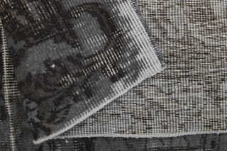 Vintage Gray Oriental Area Rug - Thumbnail