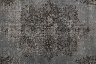 Vintage Anatolian Gray Oriental Area Rug - Thumbnail
