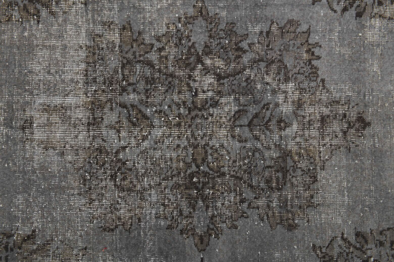 Vintage Anatolian Gray Oriental Area Rug
