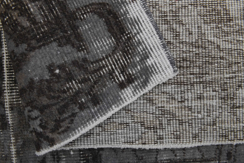 Vintage Anatolian Gray Oriental Area Rug