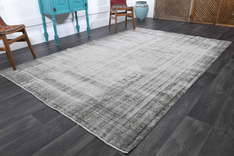 Vintage Anatolian Distressed Area Rug