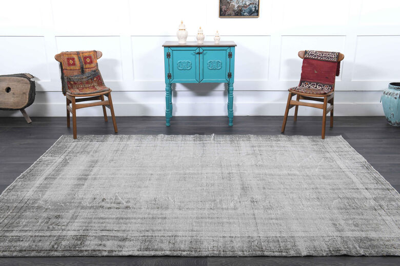 Vintage Anatolian Distressed Area Rug