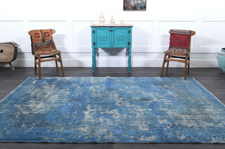 Vintage Distressed Area Rug - Thumbnail