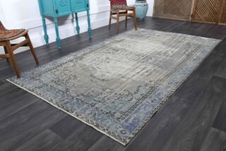 Vintage Oushak Area Rug - Thumbnail