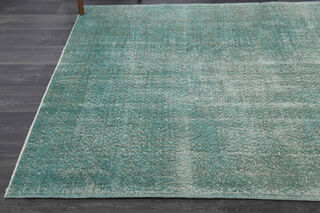 Turquoise Vintage Area Rug - Thumbnail