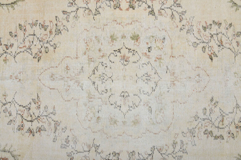 Vintage Beige Area Rug