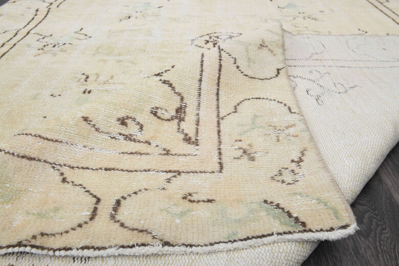 Neutral Vintage Anatolian Area Rug