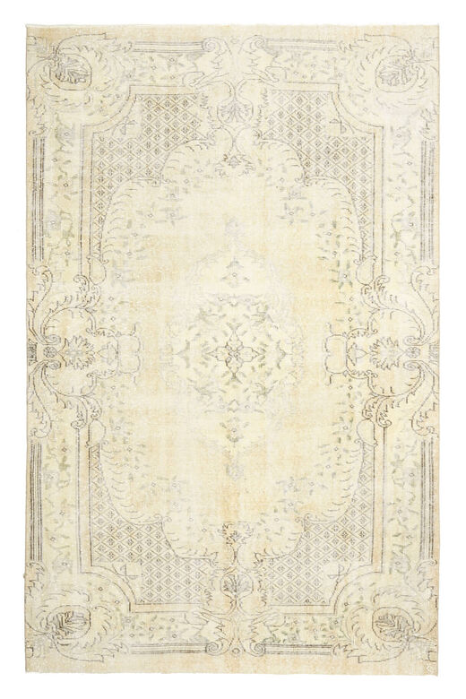 Neutral Vintage Area Anatolian Rug