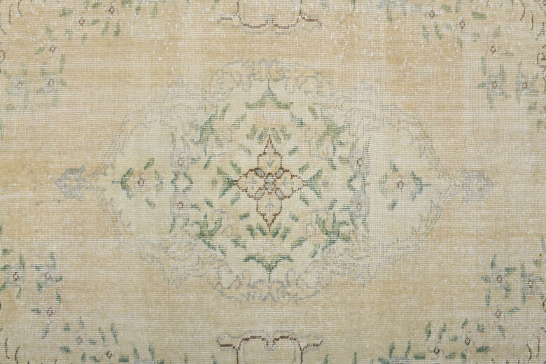 Neutral Vintage Area Anatolian Rug