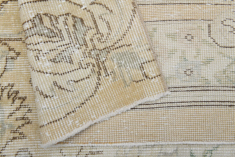 Neutral Vintage Area Anatolian Rug