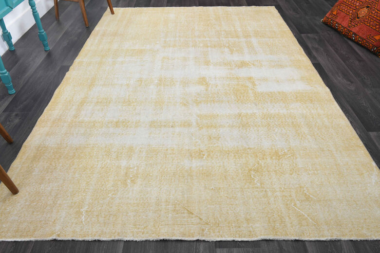 Vintage Oushak Solid Area Rug