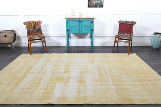 Vintage Oushak Solid Area Rug - Thumbnail