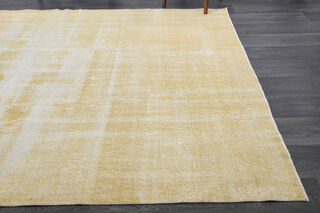 Vintage Oushak Solid Area Rug - Thumbnail