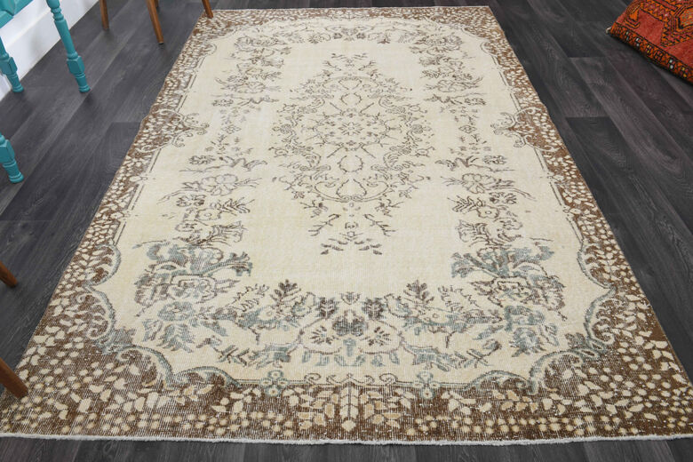 Vintage Oushak Area Rug