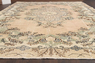 Oriental Oushak Vintage Area Rug - Thumbnail