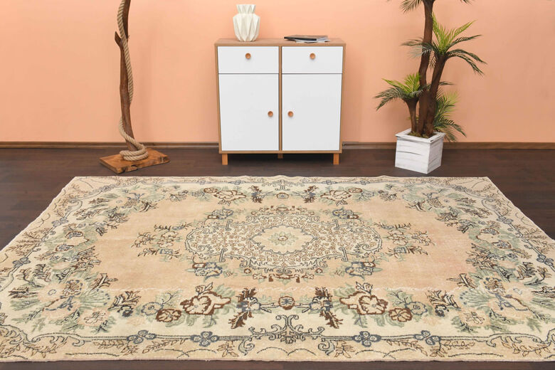 Oriental Oushak Vintage Area Rug