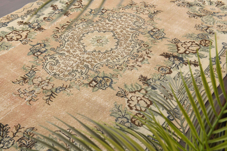 Oriental Oushak Vintage Area Rug