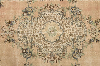 Oriental Oushak Vintage Area Rug - Thumbnail