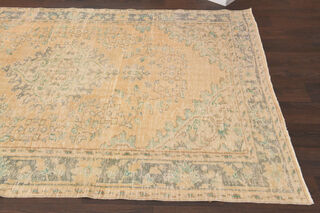 Oriental Vintage Oushak Area Rug - Thumbnail