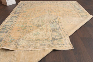 Oriental Vintage Oushak Area Rug - Thumbnail