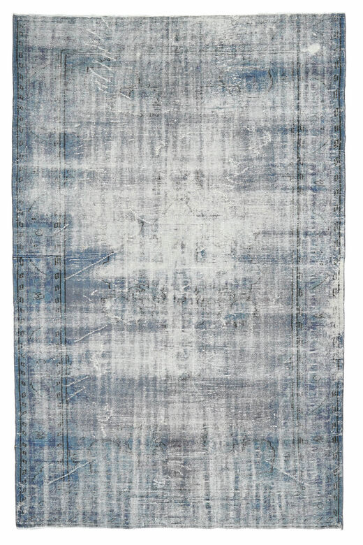 Blue Turkish Vintage Area Rug