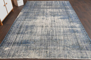 Blue Turkish Vintage Area Rug - Thumbnail