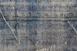 Blue Turkish Anatolian Vintage Area Rug - Thumbnail