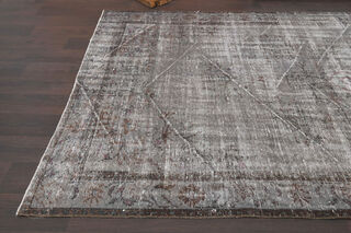 Antique Vintage Anatolian Floral Area Rug - Thumbnail