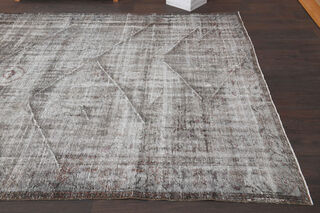 Antique Vintage Anatolian Floral Area Rug - Thumbnail