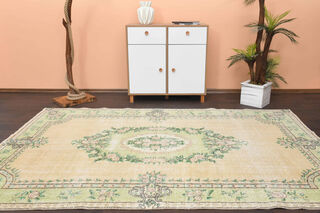 6x9 feet - Medallion Vintage Area Rug - Thumbnail