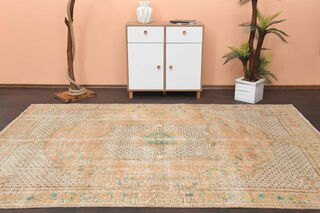 1960s Vintage Large Area Rug - Thumbnail