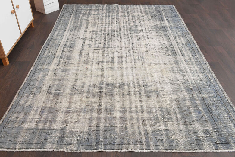 Vintage Distressed Area Rug