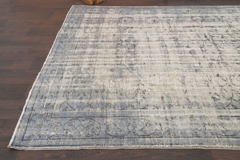 Vintage Anatolian Distressed Area Rug