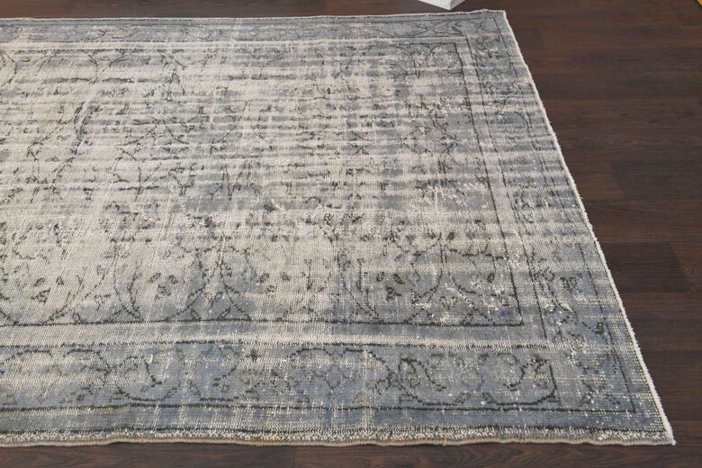 Vintage Anatolian Distressed Area Rug
